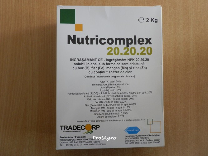 Nutricomplex 20-20-20; 2kg